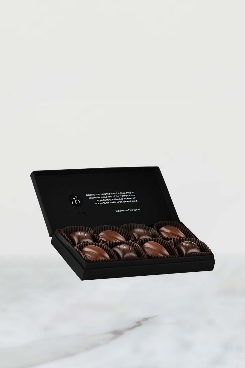 Le Belge 8-Piece Chocolate Black Gift Box 1