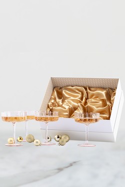 Set of 4 Coupes de Rosé